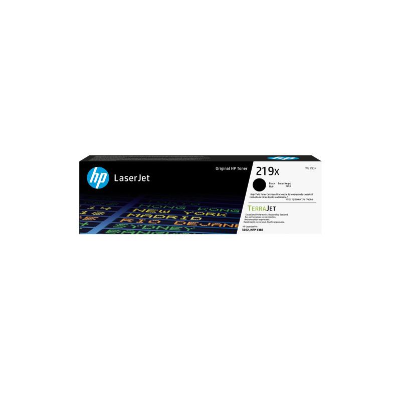 HP Toner 219X High Yield Black Schwarz (W2190X)