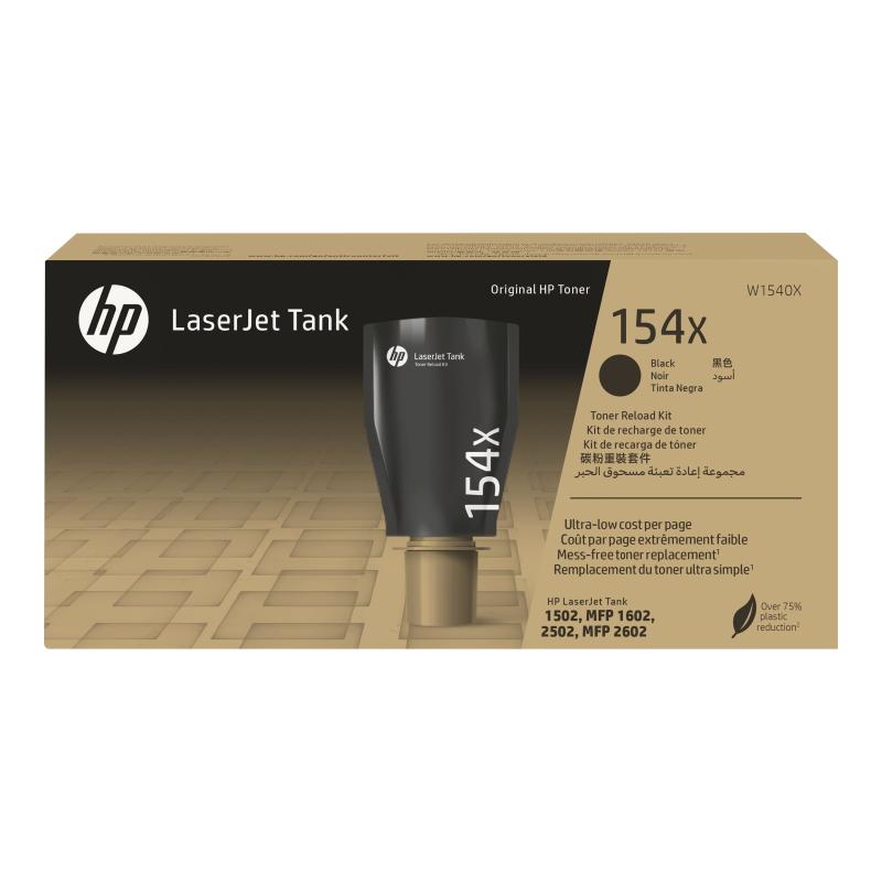 HP Tonernachfüllung 154X Mit hoher Kapazität Schwarz (W1540X)