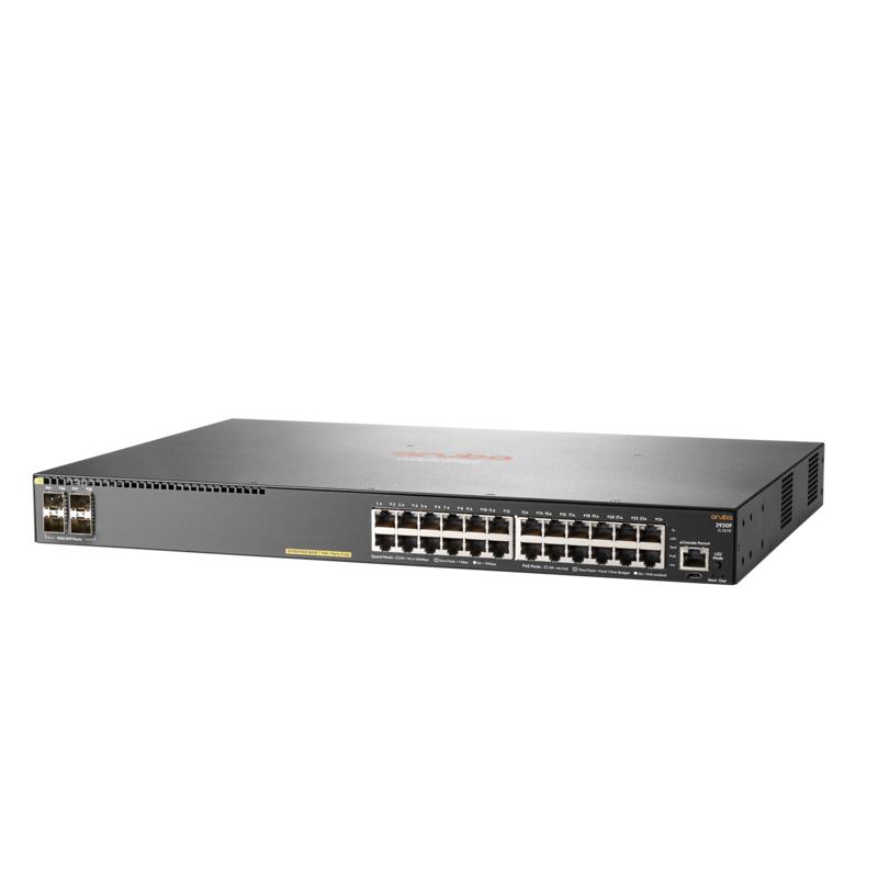 HPE Switch ARUBA 2930F 24G PoE+ 4SFP (JL261A) Layer 3 Basic