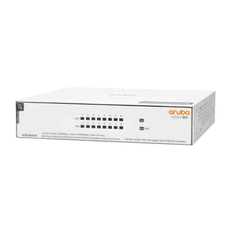 HPE Switch Aruba Instant On 1430 8G PoE 64W (R8R46A)