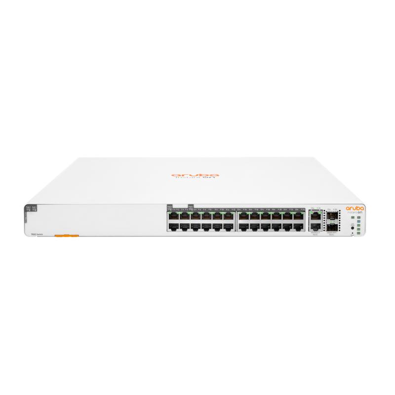HPE Switch Aruba Instant On 1960 24G 20p C4 4p C6 PoE 2XGT 2SFP+ 370W (JL807A)