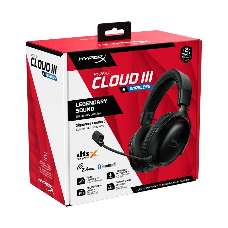 HyperX Headset Cloud III S Wireless Black Schwarz (A59YZAA)