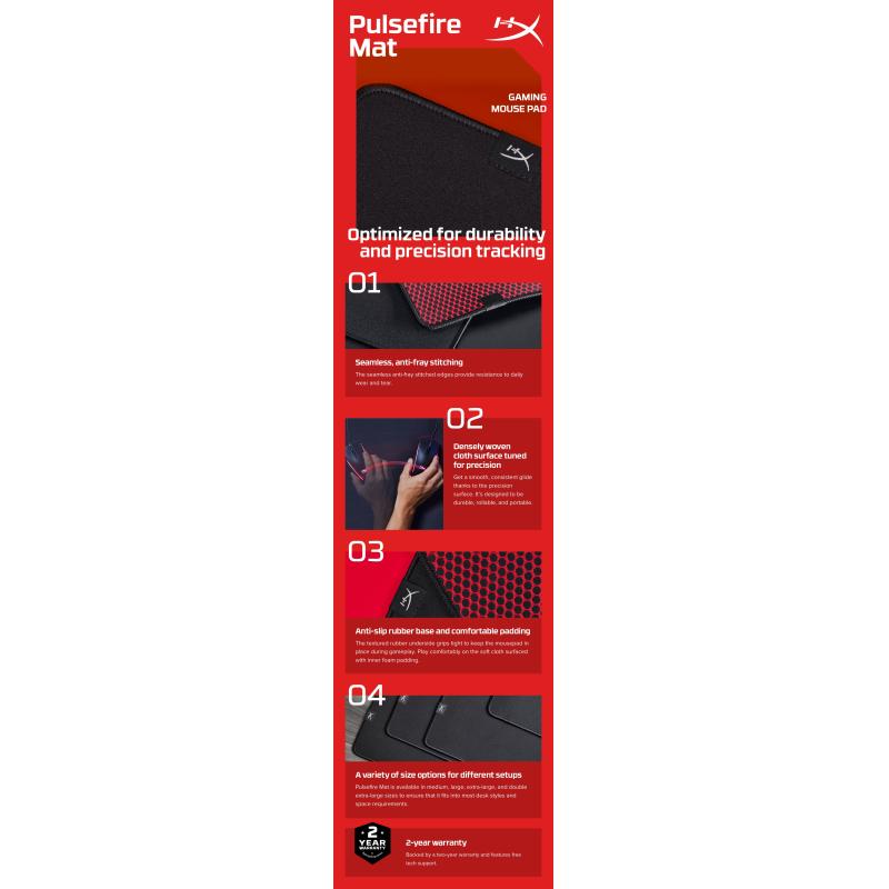 HyperX Mouse Pad Pulsefire Mat Cloth M (4Z7X3AA)
