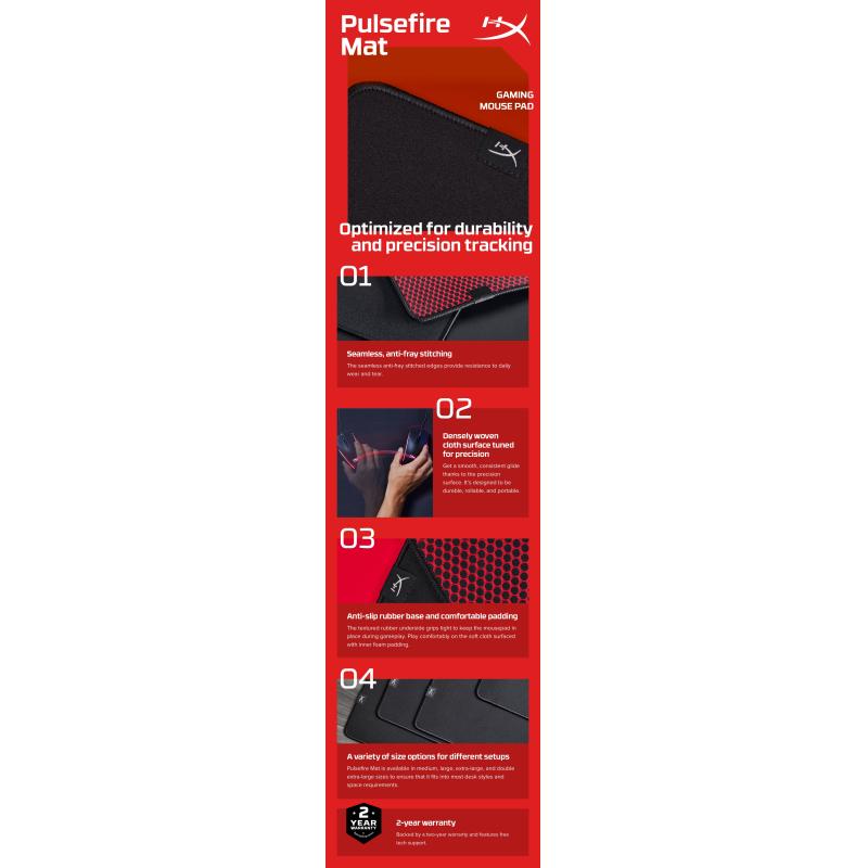 HyperX Mousepad Pulsefire Mat Cloth XL (4Z7X5AA)