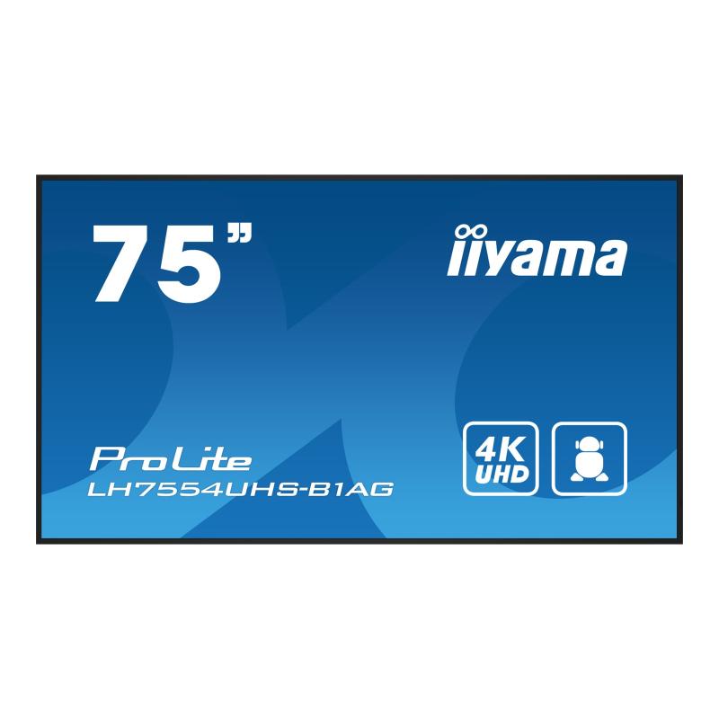 Iiyama Digital Signage LH7554UHS-B1AG LH7554UHSB1AG (LH7554UHS-B1AG)