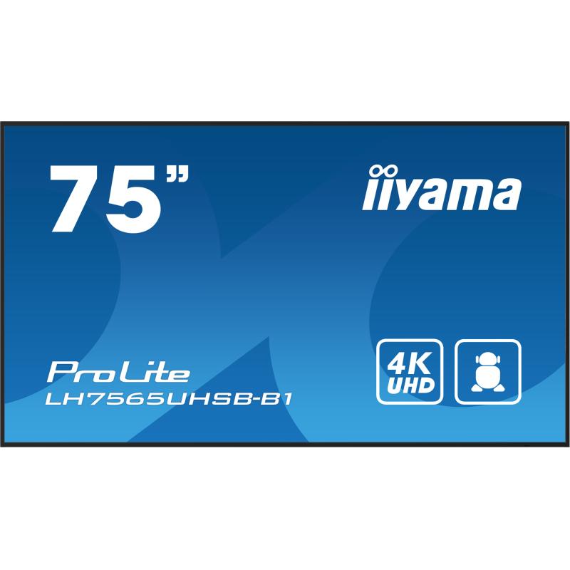 iiyama Digital Signage LH7565UHSB-B1 LH7565UHSBB1 (LH7565UHSB-B1)