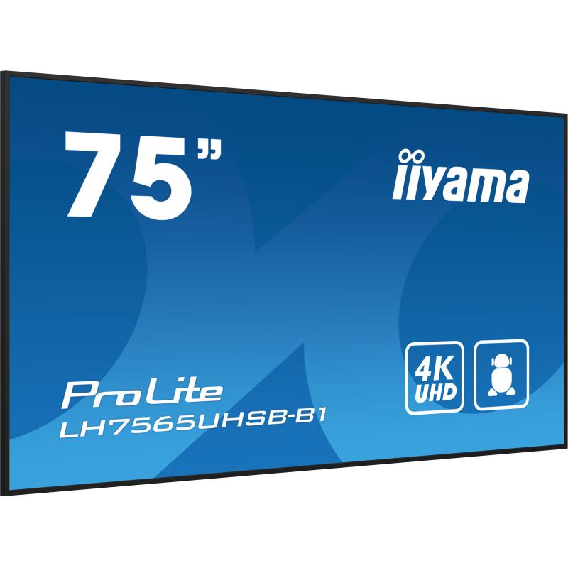 iiyama Digital Signage LH7565UHSB-B1 LH7565UHSBB1 (LH7565UHSB-B1)