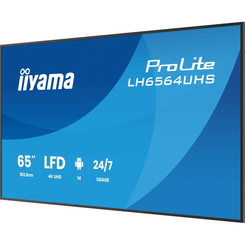 iiyama Digital Signage ProLite LH6564UHS-B1AG LH6564UHSB1AG (LH6564UHS-B1AG)