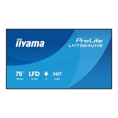 iiyama Digital Signage ProLite LH7564UHS-B1AG LH7564UHSB1AG (LH7564UHS-B1AG)