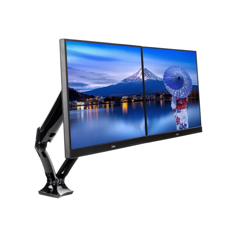 iiyama DS3002C-B1 DS3002CB1 Befestigungskit für 2 Monitore (einstellbarer Arm)