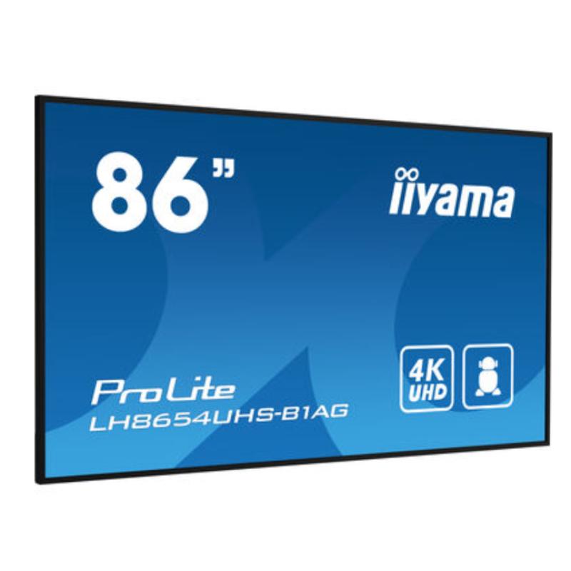Iiyama LH8654UHS-B1AG LH8654UHSB1AG 217 4 iiyama4 iiyama 4 cm (86") Diagonalklasse LH54 Series LCD-Display LCDDisplay mit LED-Hintergrundbel LEDHintergrundbel