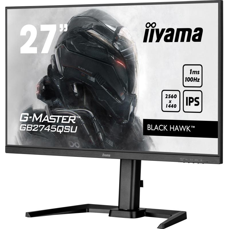 Iiyama Monitor G-MASTER GMASTER Black Schwarz Hawk GB2745QSU-B1 GB2745QSUB1 (GB2745QSU-B1)
