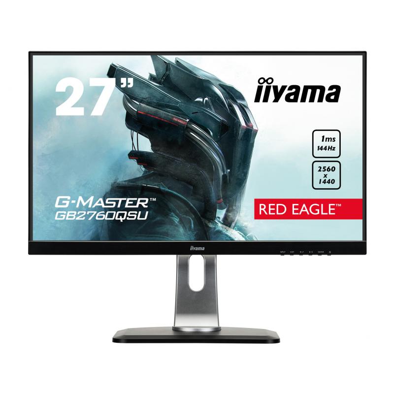iiyama Monitor G-MASTER GMASTER Red Eagle GB2760QSU-B1 GB2760QSUB1 27" (GB2760QSU-B1) (GB2760QSUB1)