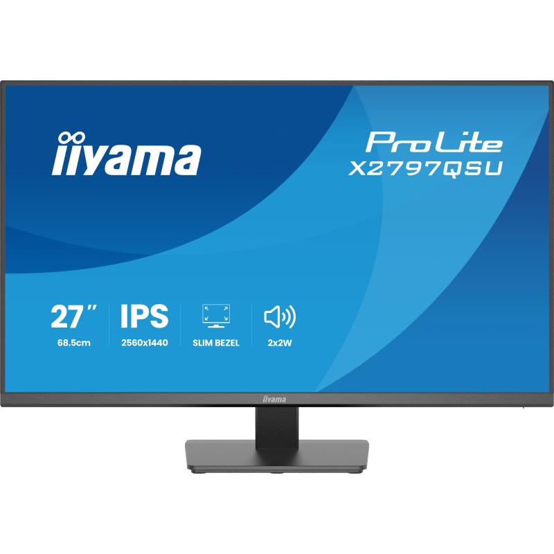 iiyama Monitor ProLite X2797QSU-B1 X2797QSUB1 (X2797QSU-B1)
