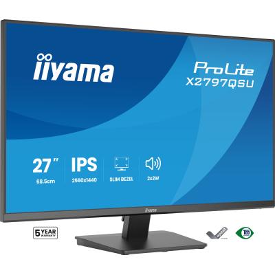 iiyama Monitor ProLite X2797QSU-B1 X2797QSUB1 (X2797QSU-B1)