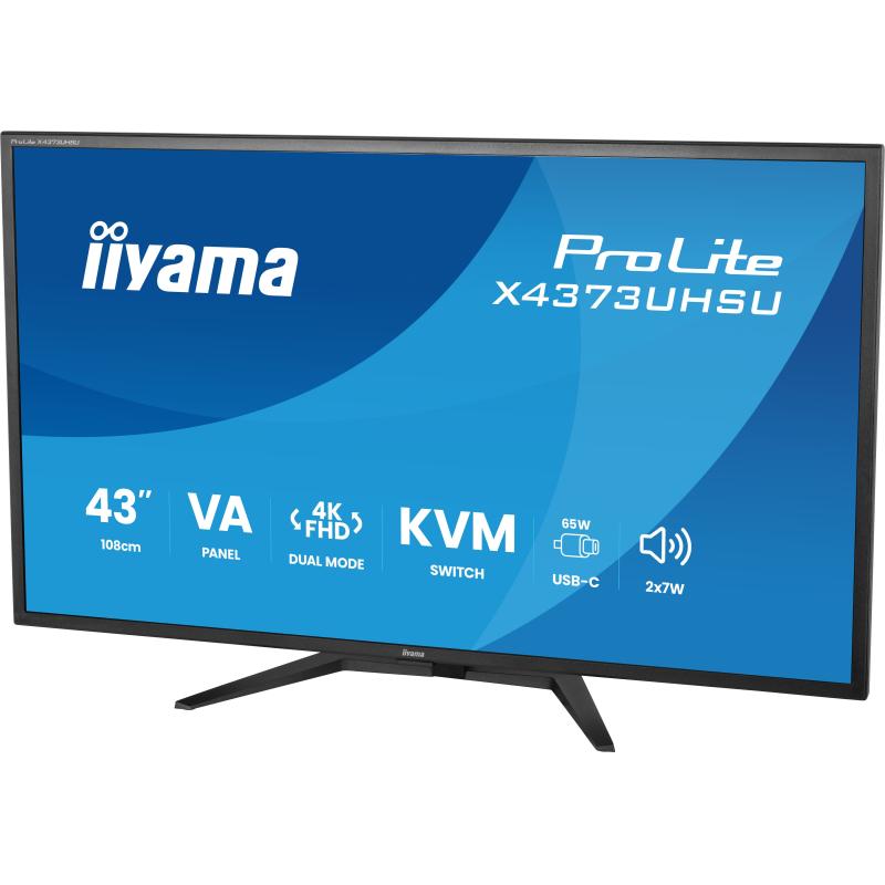 iiyama Monitor ProLite X4373UHSU-B2 X4373UHSUB2 (X4373UHSU-B2)