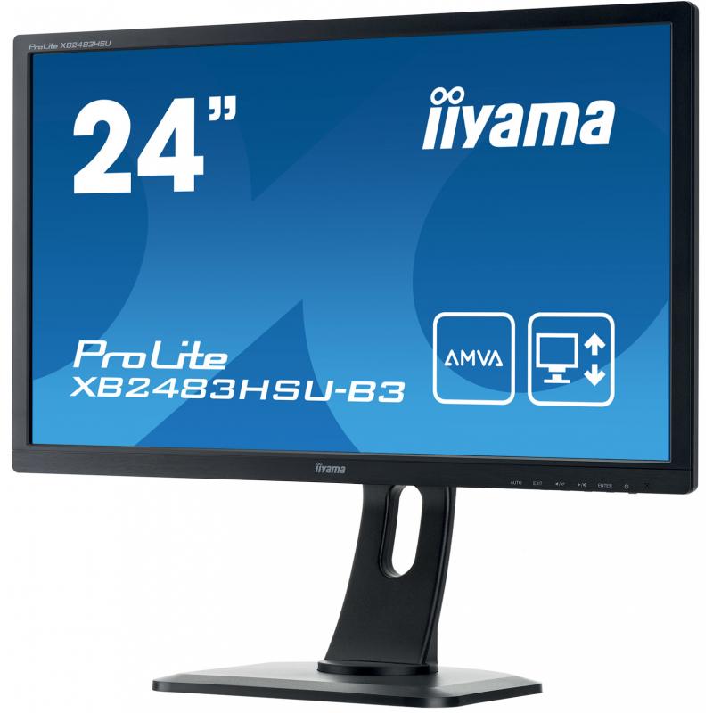 iiyama Monitor ProLite XB2483HSU-B3 XB2483HSUB3 (XB2483HSU-B3) (XB2483HSUB3)