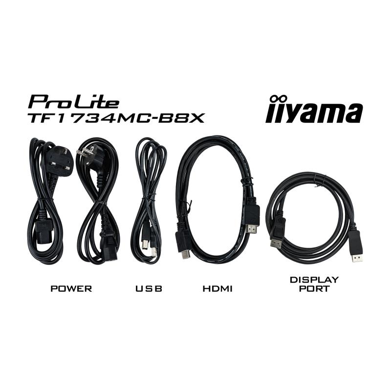 iiyama Monitor Touch TF1734MC-B8X TF1734MCB8X (TF1734MC-B8X)