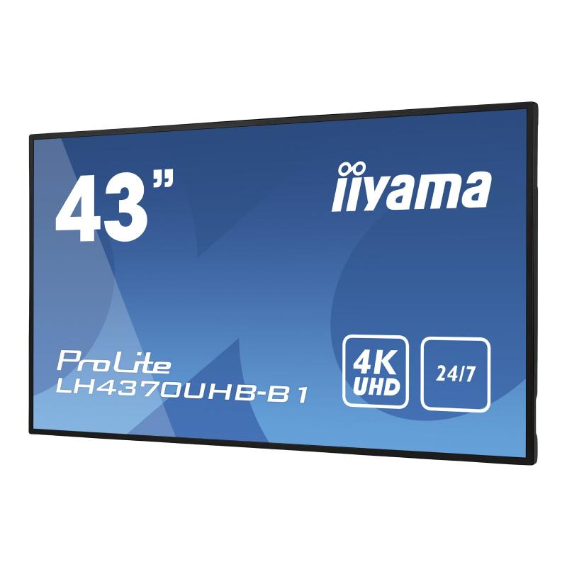 Iiyama ProLite LH4370UHB-B1 LH4370UHBB1 LED-backlit LEDbacklit LCD display (LH4370UHB-B1)