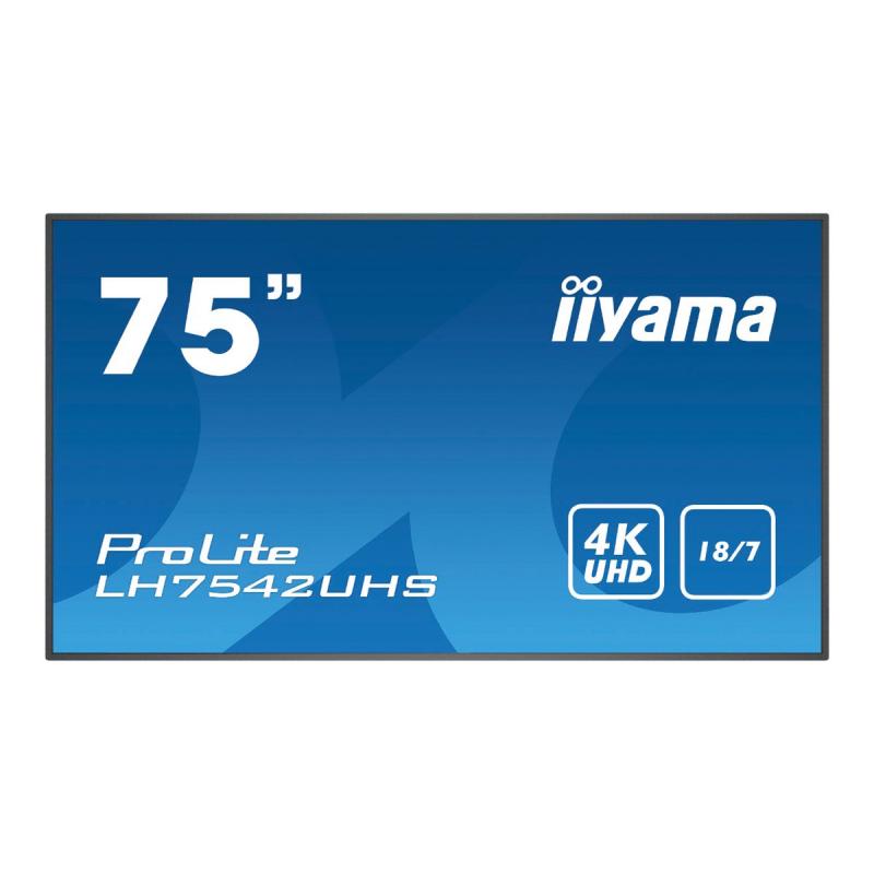 Iiyama ProLite LH7542UHS-B3 LH7542UHSB3 LED-backlit LEDbacklit LCD display (LH7542UHS-B3)