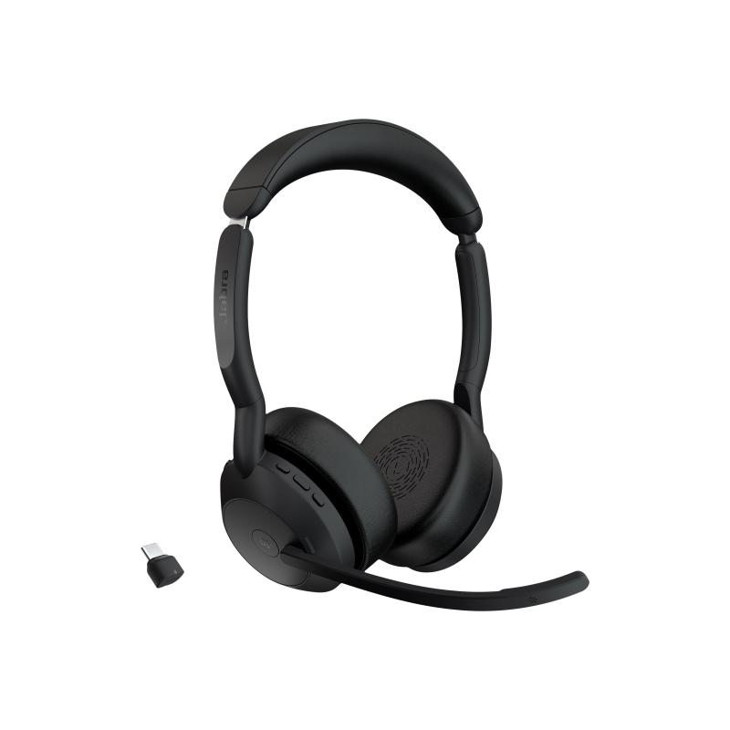 Jabra Evolve2 55 MS Stereo Headset (25599-999-899) (25599999899)