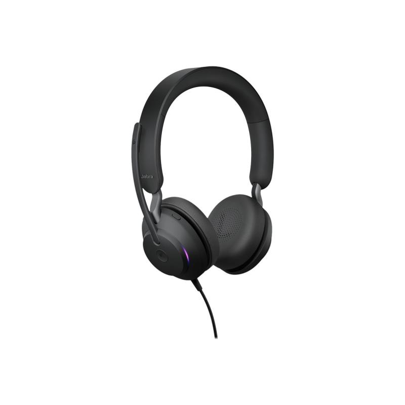 Jabra Headset Evolve2 40 SE MS Stereo USB-A USBA (24189-999-999) (24189999999)