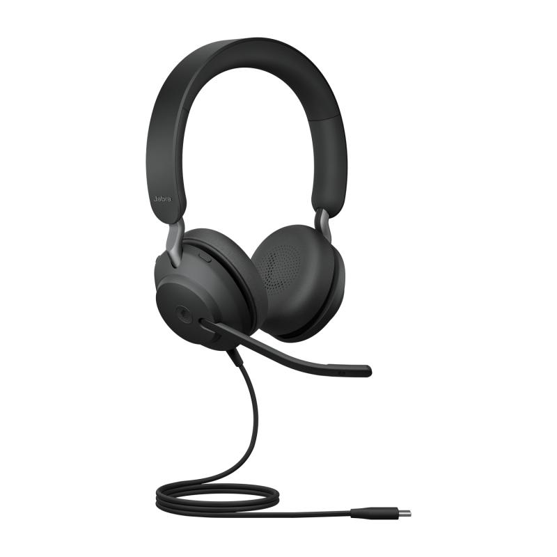 Jabra Headset Evolve2 40 SE MS Stereo USB-C USBC (24189-999-899) (24189999899)