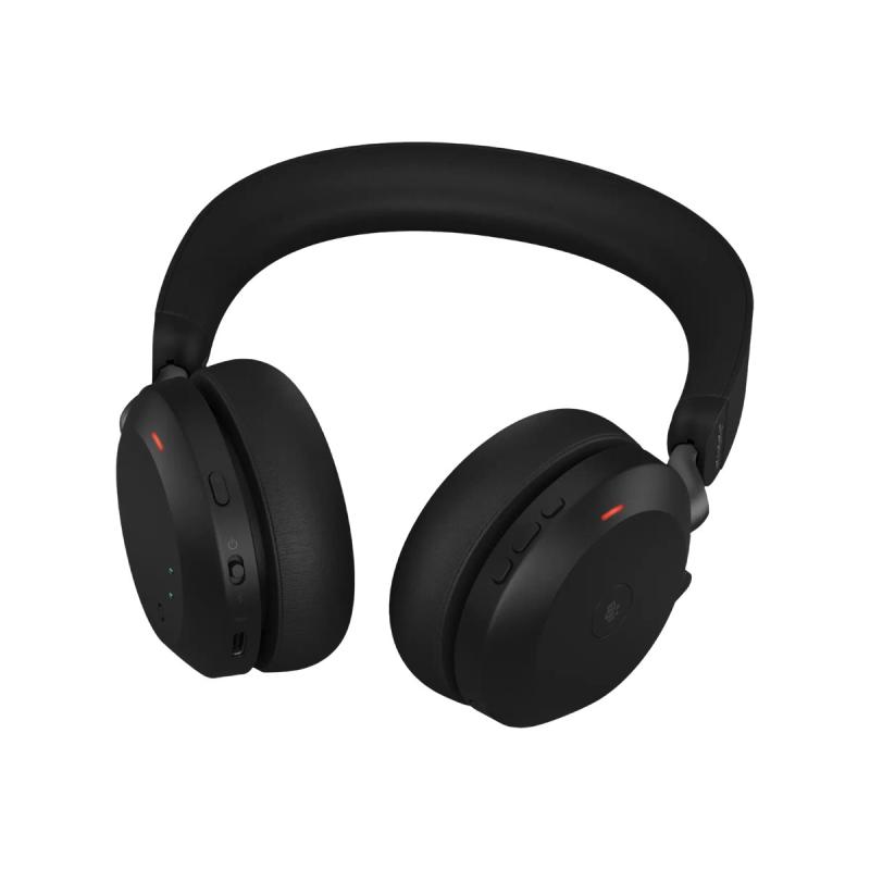 Jabra Headset Evolve2 75 MS Stereo Bluetooth USB-A Bluetooth USBA w Chargingstation (27599-999-989) (27599999989)