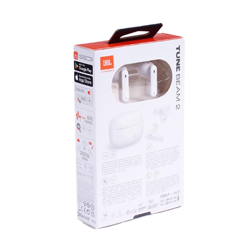 JBL Headphones In-Ear InEar Tune Beam 2 white (JBLWBEAM2WHT)