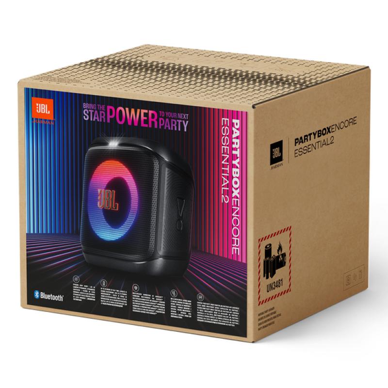 JBL Portable Soundsystem Partybox Encore Essential 2 black Schwarz (JBLPBENCOREESS2EP)
