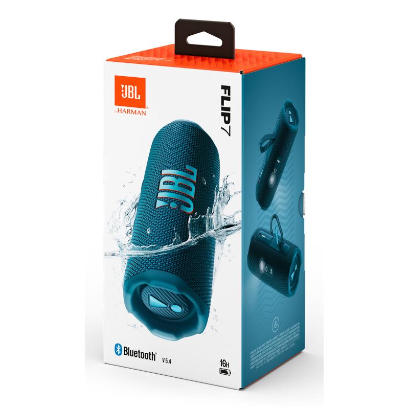 JBL Portable Stereo Speaker Flip 7 blue Bluetooth (JBLFLIP7BLU)
