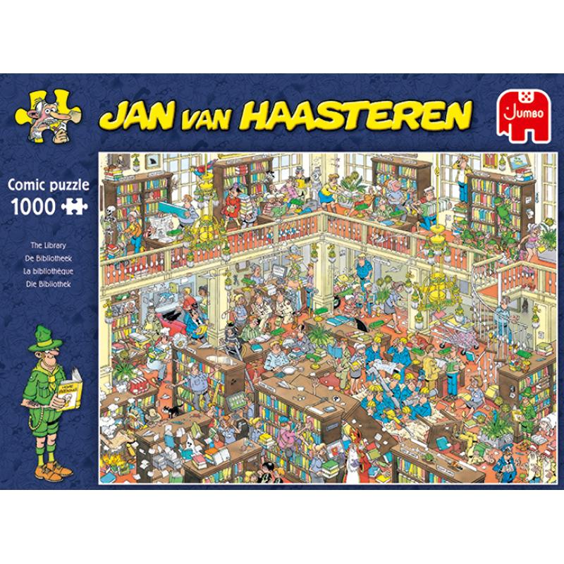 Jumbo Jan Van Haasteren Die Bibliothek 1000 Teile Puzzle (19092)