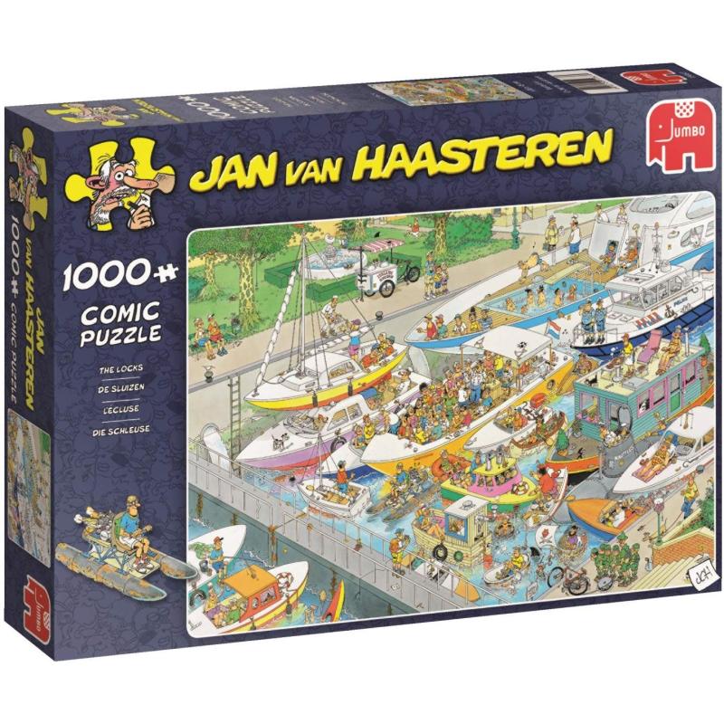 Jumbo Jan van Haasteren Die Schleuse 1000 Teile Puzzle (19067)