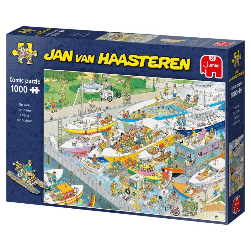 Jumbo Jan van Haasteren Die Schleuse 1000 Teile Puzzle (19067)