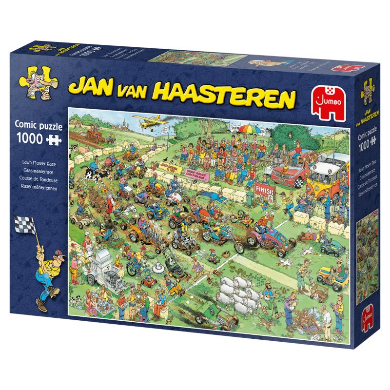 Jumbo Jan van Haasteren Rasenmäherrennen 1000 Teile Puzzle (19021 )