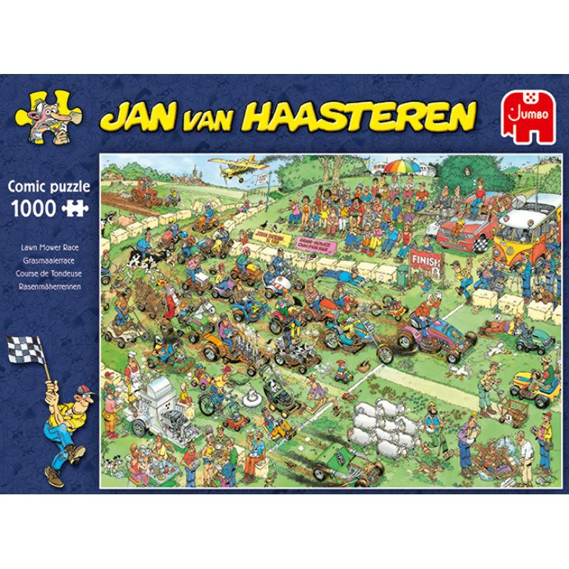 Jumbo Jan van Haasteren Rasenmäherrennen 1000 Teile Puzzle (19021 )