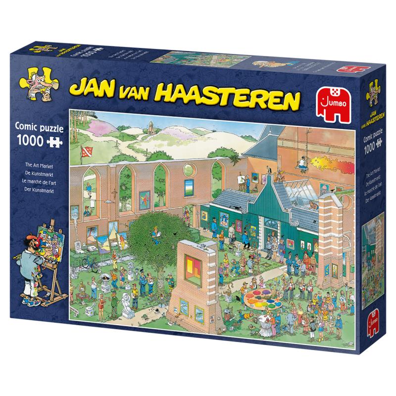 Jumbo Jan van Haasteren The Art Market Der Kunstmarkt 1000 Teile Puzzle (20022 )