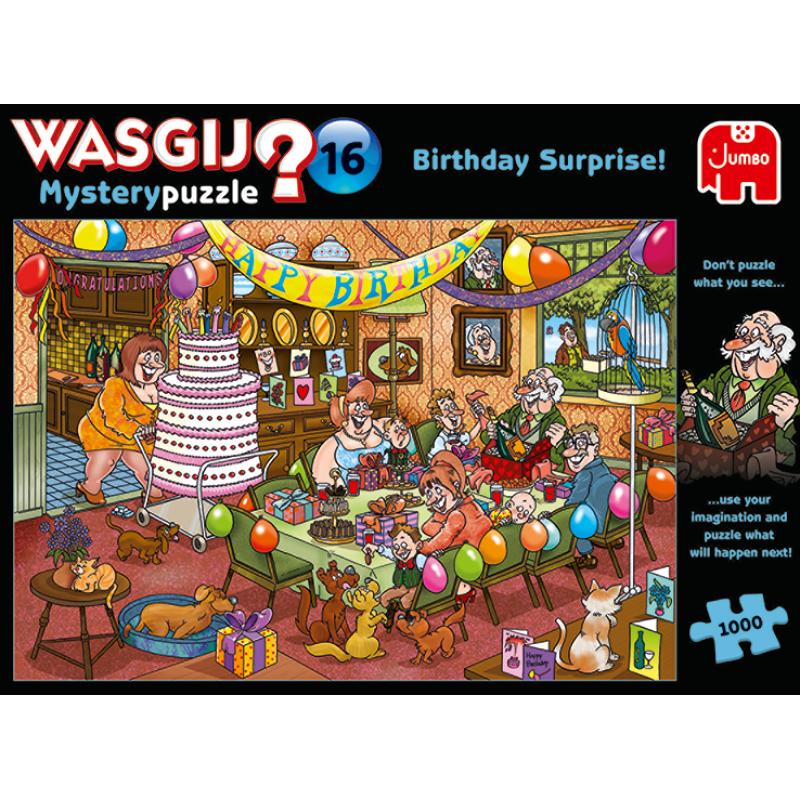 Jumbo Wasgij Mystery 16 Geburtstagsüberraschung 1000 Teile Puzzle (19165)