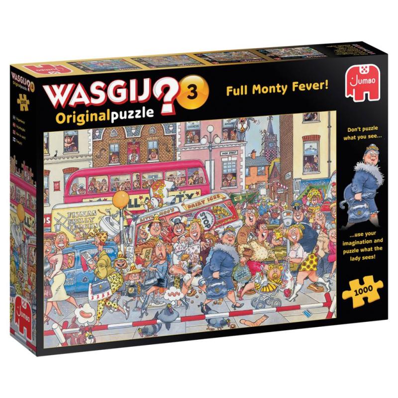 Jumbo Wasgij Original 3- 3 Full Monty Fever 1000 Teile Puzzle (81923)