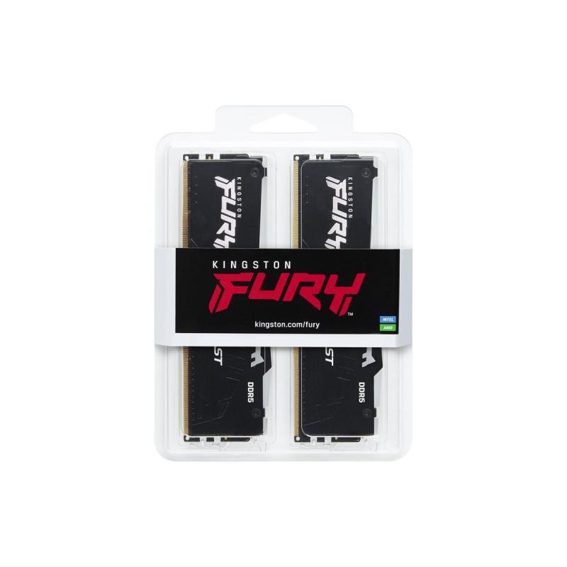 Kingston Fury Beast RGB DDR5 16GB (2x8GB) 56000MHz (KF556C40BBAK2-16) (KF556C40BBAK216)