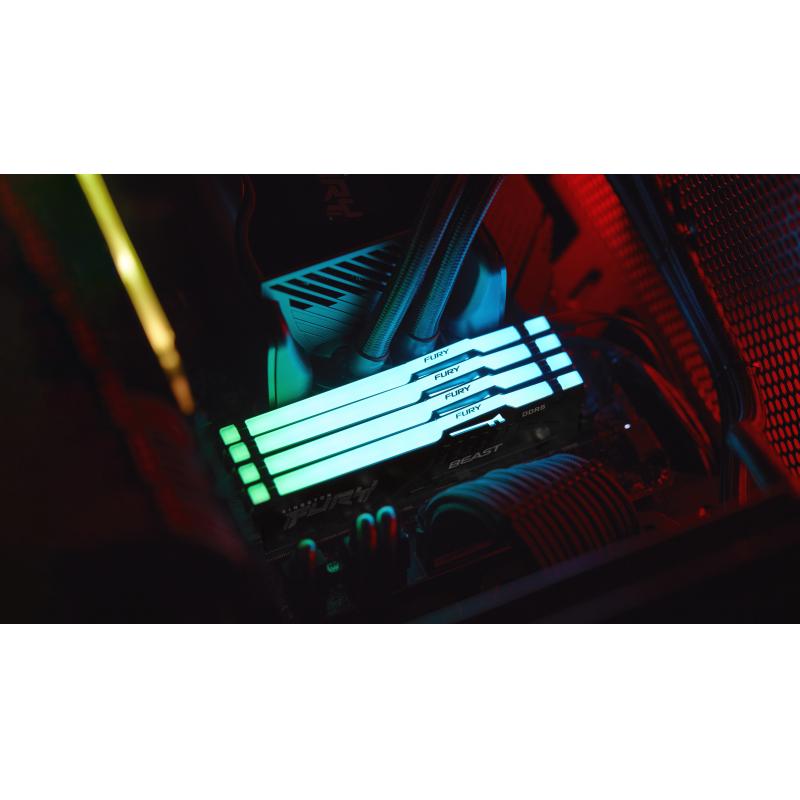 Kingston Fury Beast RGB DDR5 32GB (2x16GB) 5600MHz (KF556C40BBAK2-32) (KF556C40BBAK232)