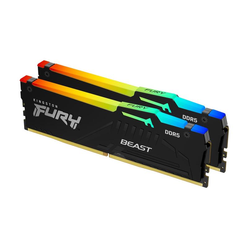 Kingston Fury Beast RGB DDR5 32GB (2x16GB) 5600MHz (KF556C40BBAK2-32) (KF556C40BBAK232)