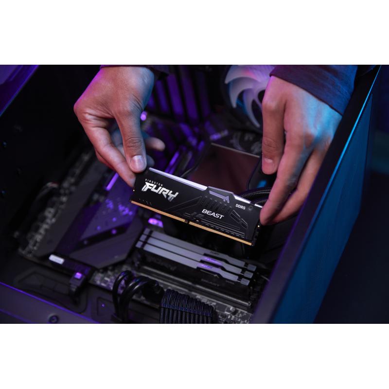 Kingston Fury Beast RGB DDR5 32GB (2x16GB) 5600MHz (KF556C40BBAK2-32) (KF556C40BBAK232)