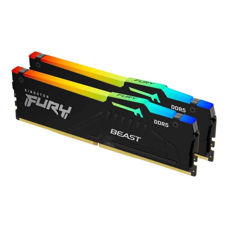 Kingston Fury Beast RGB DDR5 64GB (2x32GB) 6000MHz (KF560C40BBAK2-64) (KF560C40BBAK264)