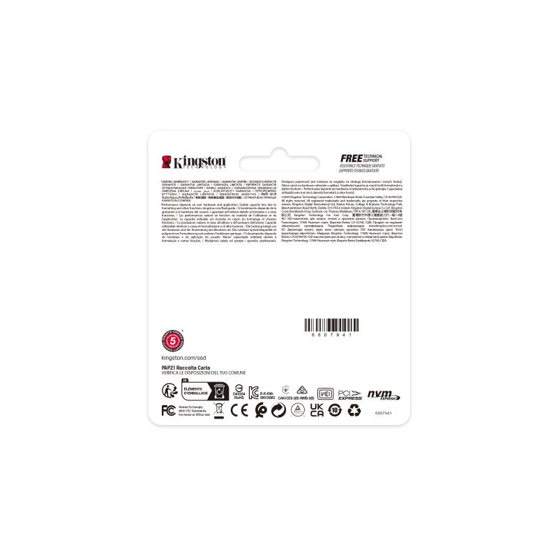 Kingston NV3 Internal (SNV3SM3 2T0) SSD 2TB M 2 Kingston2 Kingston 2
