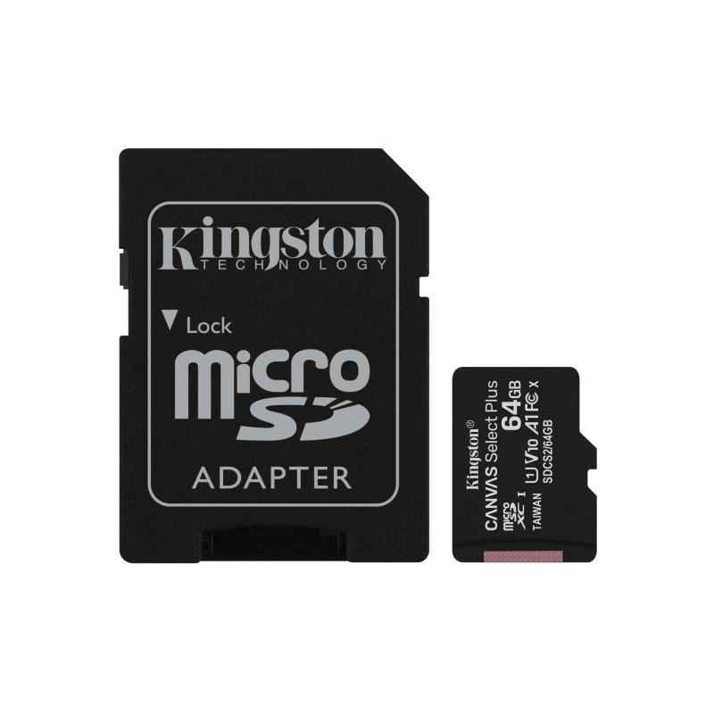 Kingston SD Card Canvas Select Plus 64 GB (SDCS2 64GB)