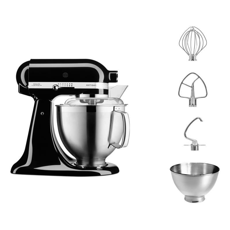KitchenAid Food Processor Artisan 4,8L onyx black Schwarz (5KSM185PSEOB)