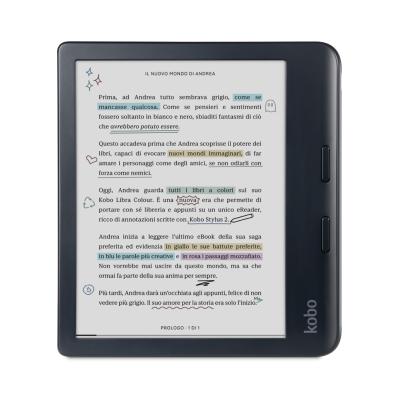 Kobo eBook-Reader eBookReader Libra Colour black Schwarz (N428-KU-BK-K-CK) (N428KUBKKCK)