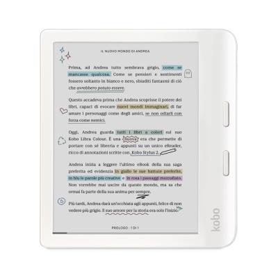 Kobo eBook-Reader eBookReader Libra Colour white (N428-KU-WH-K-CK) (N428KUWHKCK)