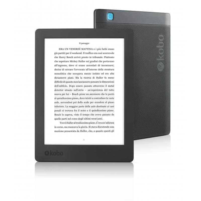 Kobo eBook-Reader eBookReader Libra H20 8GB Black Schwarz (N873-KU-BK-K-EP) (N873KUBKKEP)